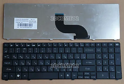 FOR Packard Bell Easynote TM85 TM98 TM99 TM97 MS2290 Keyboard Russian Black • $17.50