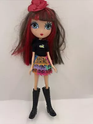 Spin Master La Dee Da City Girl Dee Red Hair Doll Black Shirt Multi Color Skirt • $11.39
