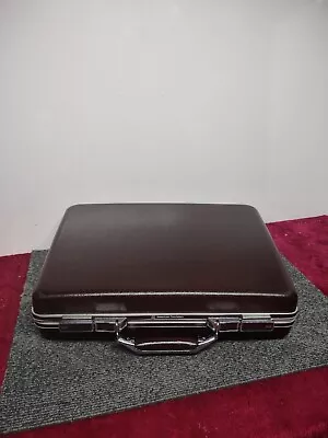 Vintage American Tourister  Brown Hard Shell  Briefcase 18x13 Great Condition  • $38.24