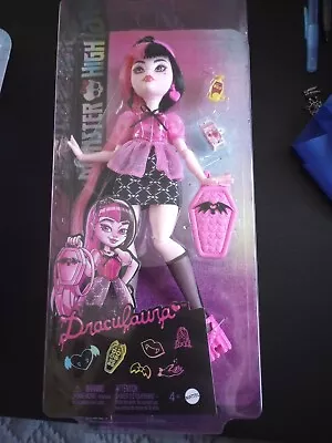 Monster High Draculaura Day Out Doll G3 Fangtastic Vampire Fashion Mattel HKY71 • $25