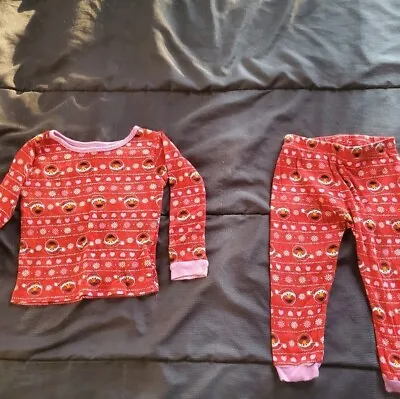 Girl 24 Mo ELMO Holiday Pj Set • $4.75