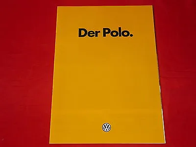 VW Polo I Type 86 L GL S LS GLS Brochure Brochure Leaflet From 1980 • $10.63