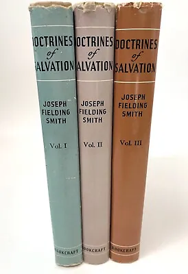 Set Of 3 Doctrines Of Salvation Joseph Fielding Smith Bruce McConkie LDS Mormon • $29.99