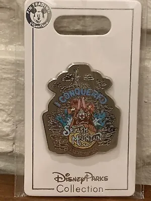 Splash Mountain Disney Parks Trading Pin “I Conquered Splash Mountain” • $16