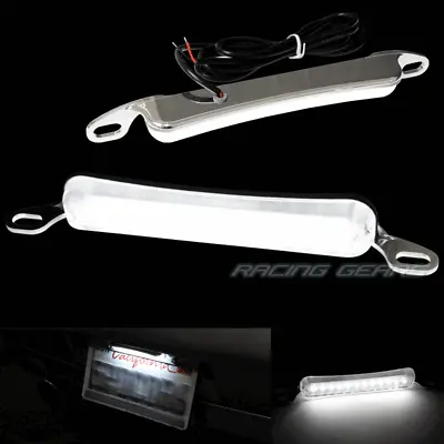 6000K Xenon White 12 LED SMD Bolt-On Car License Plate Light Lamp Universal • $7.25