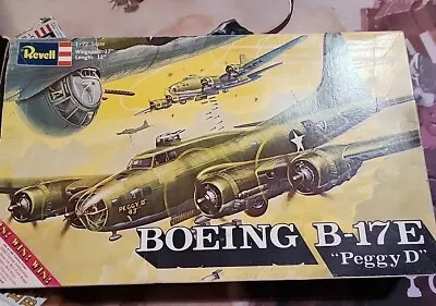 BOEING B-17E  Peggy D  By Revell 1/72 Scale Vintage Plane Kit #H-228 - 1973 • $6.50