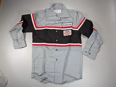 Vintage Goodwrench Mechanic Shop Shirt Chevrolet GEO Dealer Workwear NOS  • $19.99