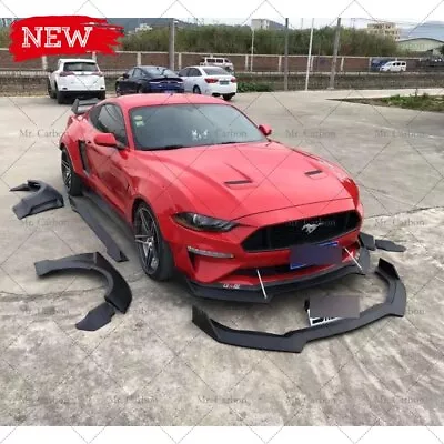 Frp Body Suit For Mustang Gtss Glass 2015-2021 Fiber Wide Body Kit Trim • $1950