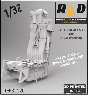 FAST-FIX 1/32 ACESII A-10 Warthog Ejection Seat RFF32120 • $15.49