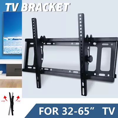 $15.89 • Buy TV Wall Mount Bracket Tilt Slim LCD LED 32 40 42 47 50 55 60 62 65 70 75 Inch
