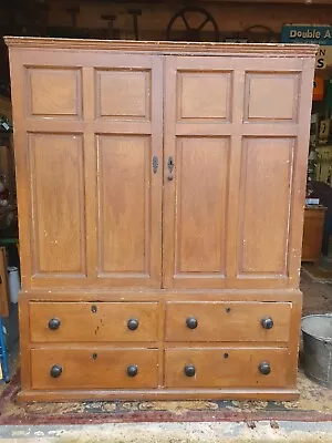 £1450 • Buy Georgian  Pine Housekeepers Cupboard / Linen Press