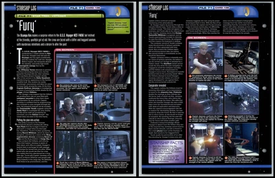 £1.49 • Buy Fury - Voyager - Star Trek Fact File Page