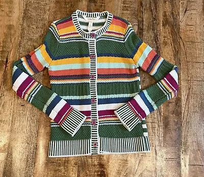 Matilda Jane Striped Button Front Sweater Size 8 Girls • $15