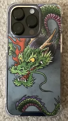 Mike Rollo Banks Malone Vintage Tattoo DRAGON IPHONE 14 Pro 6.1 Iphone Case • $50