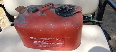 Vintage OMC Johnson Outboard Motor Boat 6 Gallon Gas Tank  ' Clean Inside   • $25