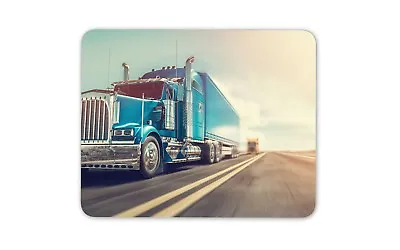 Cool American Truck Mouse Mat Pad - HGV Trucker Lorry Driver Dad Gift #15310 • £6.99