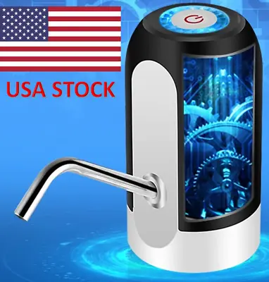Water Bottle Pump Electric Switch  5 Gallon USB Jug Automatic Dispenser BLACK  • $7.79