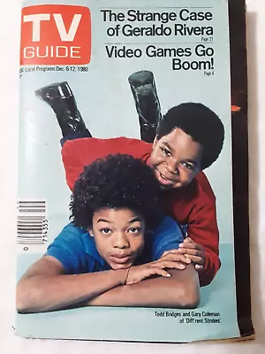 TV Guide Dec 6-12 1980 NO LABEL Detroit FREE SHIPPING Videogames Todd Bridges • $19.99