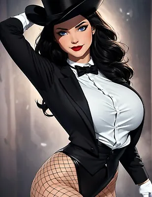  Zatanna 4  8.5  X 11  Fine Art Print Limited To Only 20 Hand-Numbered Copies • $12.74