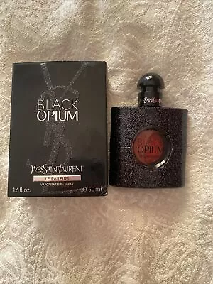 YSL Black Opium Eau De Parfum Yves Saint Laurent Spray 50ml New With Box • £40
