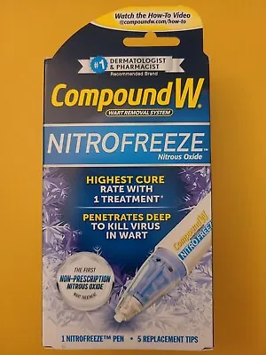 $20 • Buy Compound W Nitro Freeze Off Wart Removal System Nitrous Oxide 5 Tips Exp 03/2025