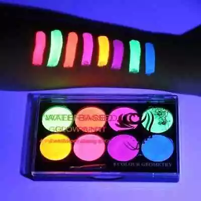 Face Paint Kit Professional Body Party Halloween Washable 8 Colour Palette UK • £4.99