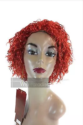 SALE Sepia West Bay Synthetic Full Short Curly Style Henna Red Mimi Wig • $9.99