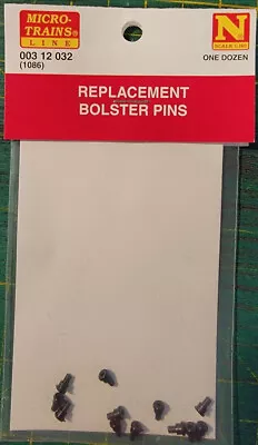 N Scale MICRO TRAINS 003 12 032 Replacement Bolster Pins  2 Dz 1086 • $5.50