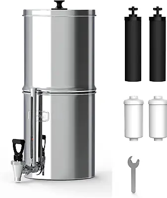 Waterdrop Gravity-fed Water Filter System9.46-Liter Stainless-steel Countertop  • £199