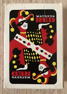 Rare Pack Of Vintage Watneys Red / Jester Harlequin Playing Cards - No Jokers • $25.27