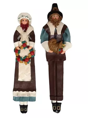 Cynthia Madrid Pilgrim Doll Set Is PolyResin On Wood By Midwest Of Cannon Falls • $69.99