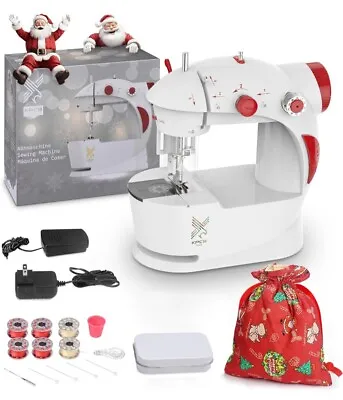 KPCB Sewing Machine With Christmas Drawstring Bag Materials For Kids Mini... • £21.99