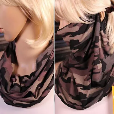 Lightweight Face Mask Infinity Scarf With Ear Holes. Temporary Price Cut! • $13.99