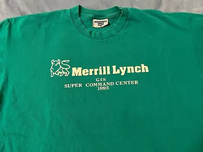 Vintage Merrill Lynch 1993 Men’s T Shirt XL • $10