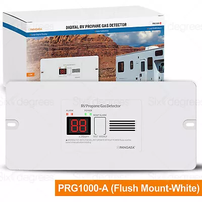 $38.73 • Buy Rv Propane Gas Alarm 12v Digital Lp Gas Detector For Trailer Motorhome Motorcoac