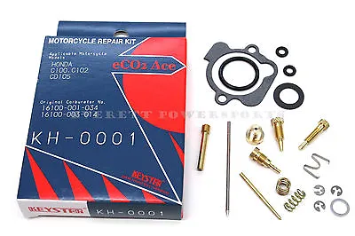 Carburetor Rebuild Kit Honda C100 C102 CA100 CA102 CD105 (See Notes) #Z37 • $27