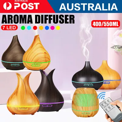 $20.69 • Buy Aroma Aromatherapy Diffuser LED Oil Ultrasonic Air Humidifier Purifier 400/550ML