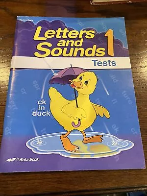 A BEKA BOOK LETTERS AND SOUNDS 1 TEST Homeschool • $5.99