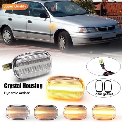 LED Side Marker Turn Signal Light Lamp Smoked For Toyota Hilux Corolla Lexus • $16.99