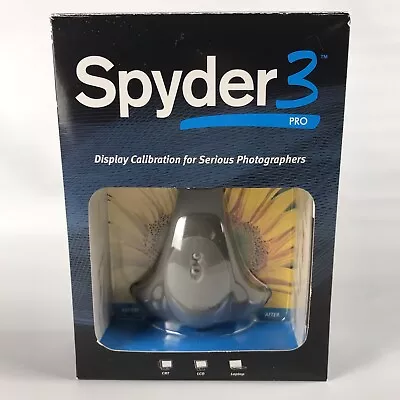 Datacolor SPYDER 3 Pro Computer Monitor Display Calibration For Photography • $24