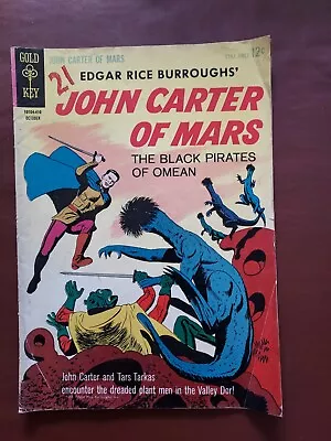JOHN CARTER OF MARS # 3 GOLD KEY 1964 SILVER AGE In Very Good Condition. • £8.99