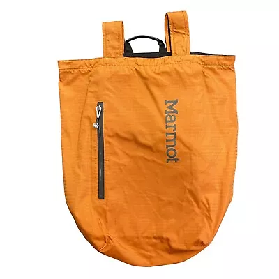 Marmot Outdoors Orange Backpack Tote Waterproof Hiking Rare • $50