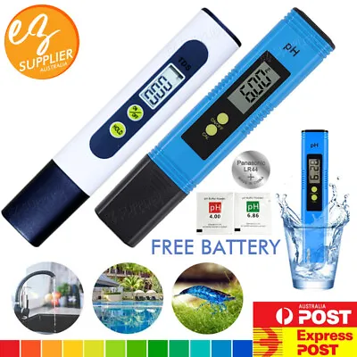 Water PH Meter Portable Digital TDS Tester Aquarium Quality Pool Wine Monitor EZ • $8.97