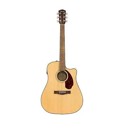 Fender CD-140SCE Dreadnought Acoustic Guitar W/Case Walnut FB Natural • $858