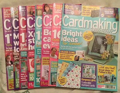 Card Making And Papercraft Magazines × 8.     Bundle No 5 • £5