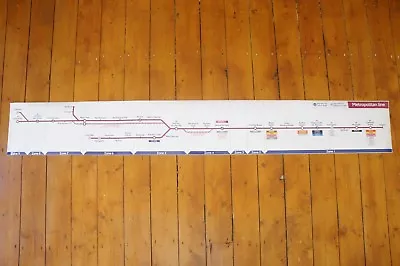 Olympics Underground Tube Metropolitan Line Carriage Interior Map London 2012  • £27.99