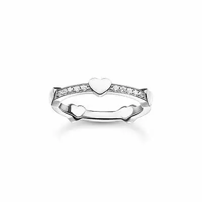 Genuine THOMAS SABO Ring Pave With Hearts Silver • $49.50