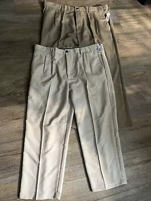 Amazon Essentials Men's Classic Khaki Pants Chino Pleated-CHOOSE SIZE/COLOR • $24.99