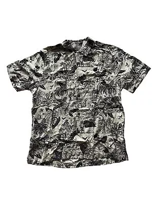 $219.95 • Buy Disney Haunted Mansion Tommy Bahama Hawaiian Camp Button Shirt New