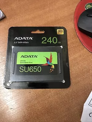 ADATA ASU650SS240GTR Ultimate Su650 240gb 2.5 SATA 6GB/s • £35